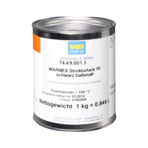 Warnex 0131 - Vernice Strutturata nera 1 kg Warnex
