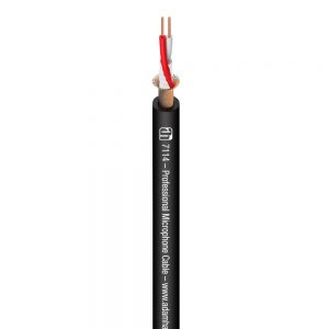 Adam Hall Cables 7114 BLK - Cavo Microfono 2 x 0,31 mm² nero