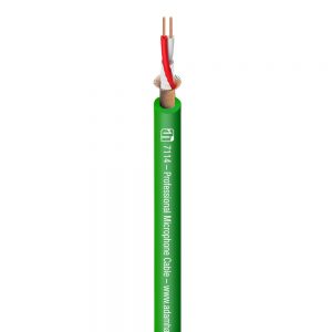 Adam Hall Cables 7114 GRN - Cavo Microfono 2 x 0,31 mm² verde