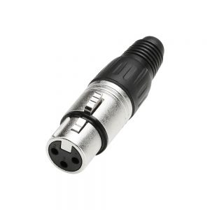 Adam Hall Connectors 7913 - XLR Plug female 3-pin silver