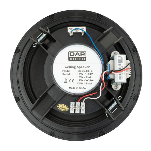 EDCS-8210 Altoparlante 8" da soffitto nero