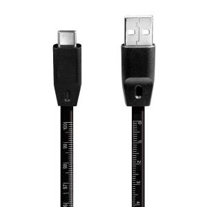 Cavo SuperSpeed USB-C™ Maschio/USB-A Maschio con Misuratore 1m Nero