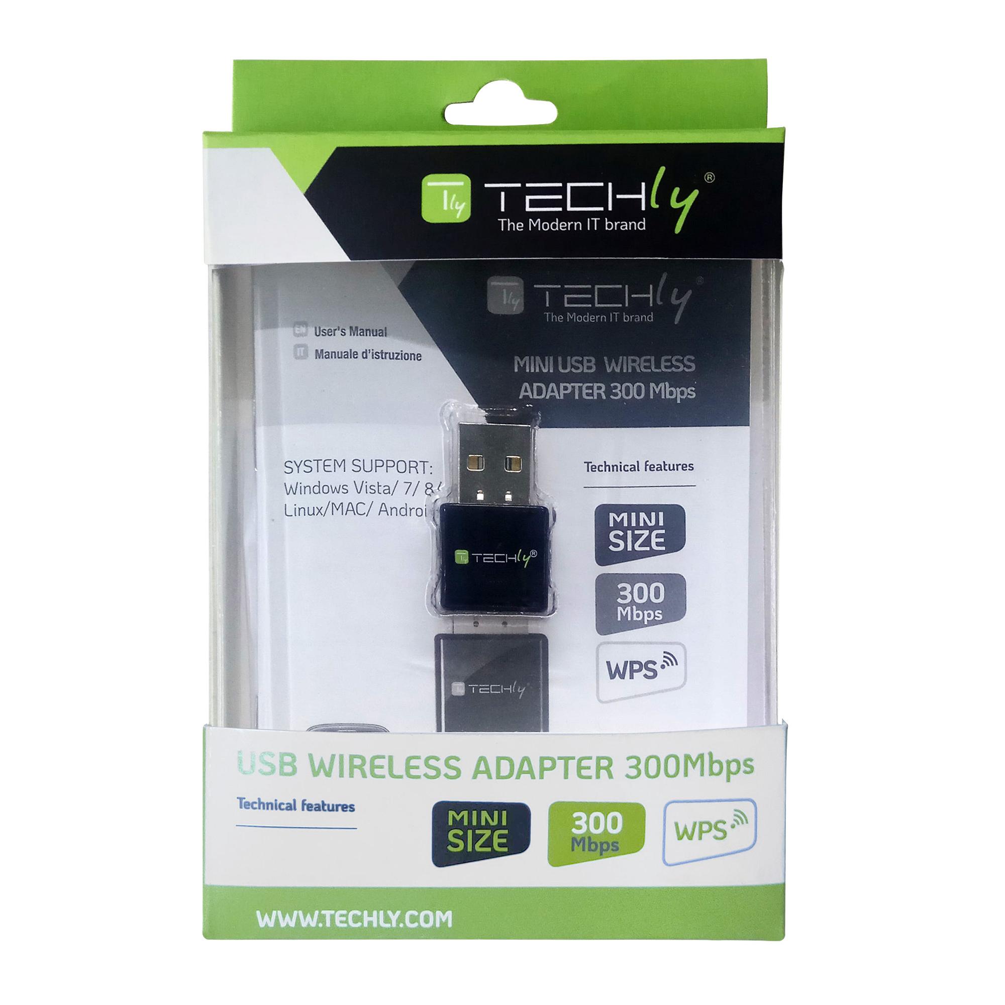 Mini Adattatore Wireless USB 300Mbps