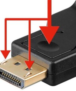 Adattatore DisplayPort DP M VGA F 1.1 Placcato Oro