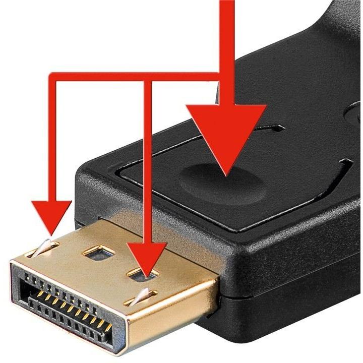 Adattatore DisplayPort DP M VGA F 1.1 Placcato Oro