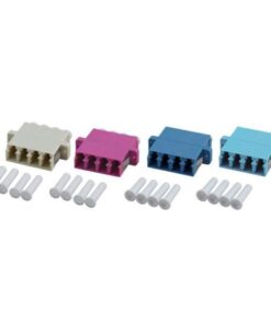 Adattatore Quadrupolo LC/PC Monomodale plastica