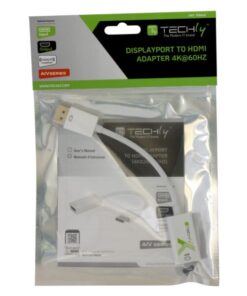 Adattatore da Displayport v1.2 a HDMI 4K@60Hz Bianco