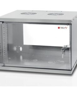 Armadio Rack 19'' a Muro 9U prof. 450 Grigio Assemblato