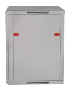 Armadio Rack 19'' a muro 15 unità sezione unica prof. 600mm Grigio