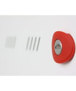 Armadio Rack 19'' a muro 16U sezione unica P.600mm Porta Cieca Bianco