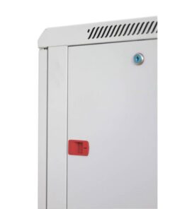 Armadio Rack 19'' a muro 20 unità sezione unica prof. 600mm Grigio