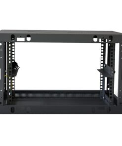 Armadio Rack 19'' a muro 6 unità sezione unica prof. 600mm Nero