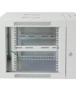 Armadio Rack 19'' a muro 9 unità due sezioni Grigio