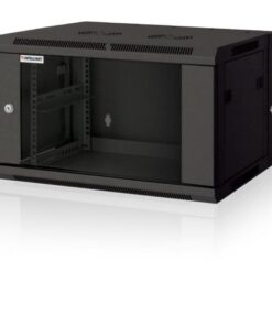 Armadio Rack 19'' a muro 9 unità due sezioni Nero