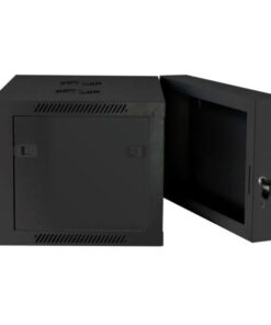 Armadio Rack 19'' a muro 9 unità due sezioni Nero
