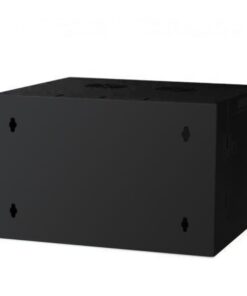 Armadio Rack 19'' a muro 9 unità due sezioni Nero