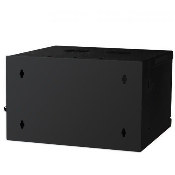 Armadio Rack 19'' a muro 9 unità due sezioni Nero