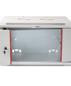 Armadio Rack 19'' a muro 9 unità sezione unica prof. 600mm Grigio