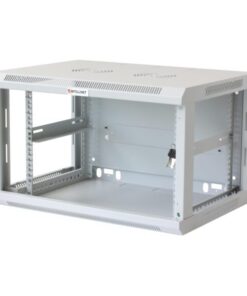 Armadio Rack 19'' a muro 9 unità sezione unica prof. 600mm Grigio