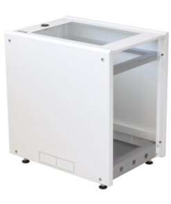 Armadio Rack 19'' ideale per Accumulatori Fotovoltaico 8U P600mm Bianco