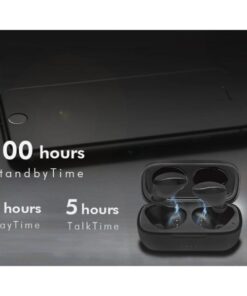 Auricolari Bluetooth v5.0 IPX5 con Custodia di Ricarica Nero