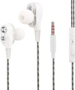 Auricolari Stereo In Ear Duett con Microfono e Telecomando Bianco