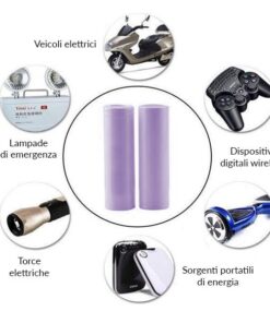 Batteria al litio ricaricabile 3.6V 2 pezzi