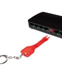 Blocca porte RJ45 rosso 10 serrature e 1 chiave