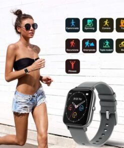 Bracciale Fitness Bluetooth 4.2 con Cardiofrequenzimetro 460CH Grigio