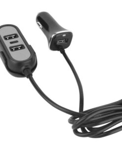 Caricatore da Auto 2x USB-A e 1x USB-C™ 45W Cavo 1,5m Nero