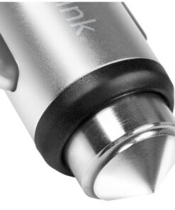 Caricatore da Auto in Alluminio 2x USB 10,5W Rompivetro di Emergenza