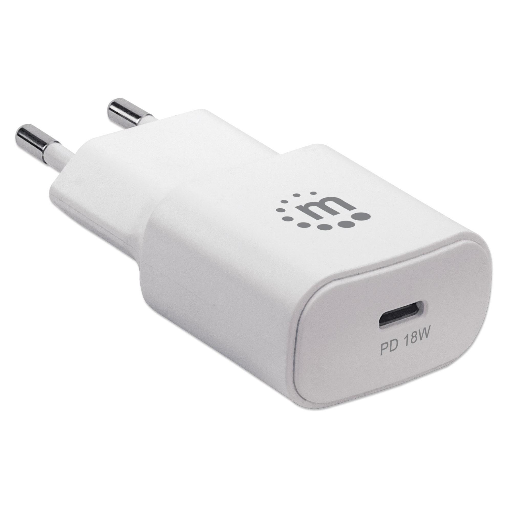Caricatore da Muro USB-C™ Power Delivery 18W Bianco