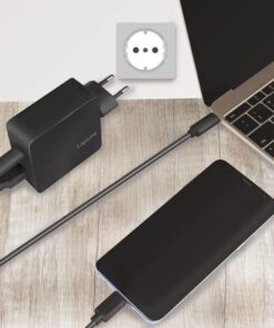 Caricatore da Muro USB-C™ e USB tipo A 45W Nero