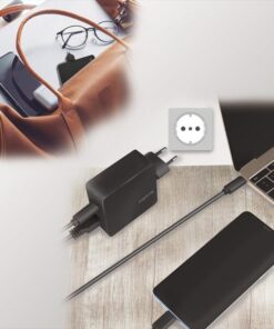 Caricatore da Muro USB-C™ e USB tipo A 65W Nero