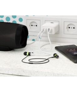 Caricatore da Muro USB a 4 vie 30W Bianco