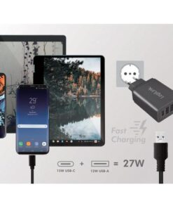 Caricatore da Muro a 4 porte con USB-C™ 27W