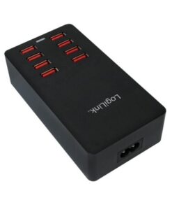Caricatore da Tavolo a 8 porte USB 44W Nero