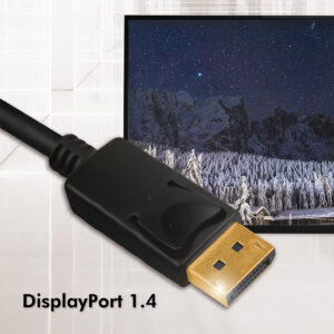 Cavo Audio/Video DisplayPort 8K M/M 3 m Nero