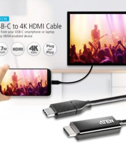 Cavo Convertitore da USB-C a HDMI 4K 2,7m, UC3238