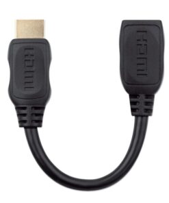 Cavo Prolunga HDMI High Speed con Ethernet 15cm Nero