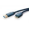 Cavo SuperSpeed USB-A Maschio/USB MicroB Maschio 3m Blu