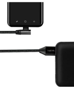 Cavo SuperSpeed USB-C™ Maschio Angolato/USB-A Maschio Dritto 1m Nero