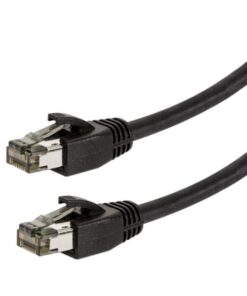 Cavo di Rete Patch in Rame Cat. 8.1 SFTP LSZH 0,5 m Nero