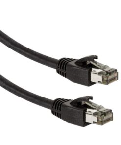 Cavo di Rete Patch in Rame Cat. 8.1 SFTP LSZH 10 m Nero