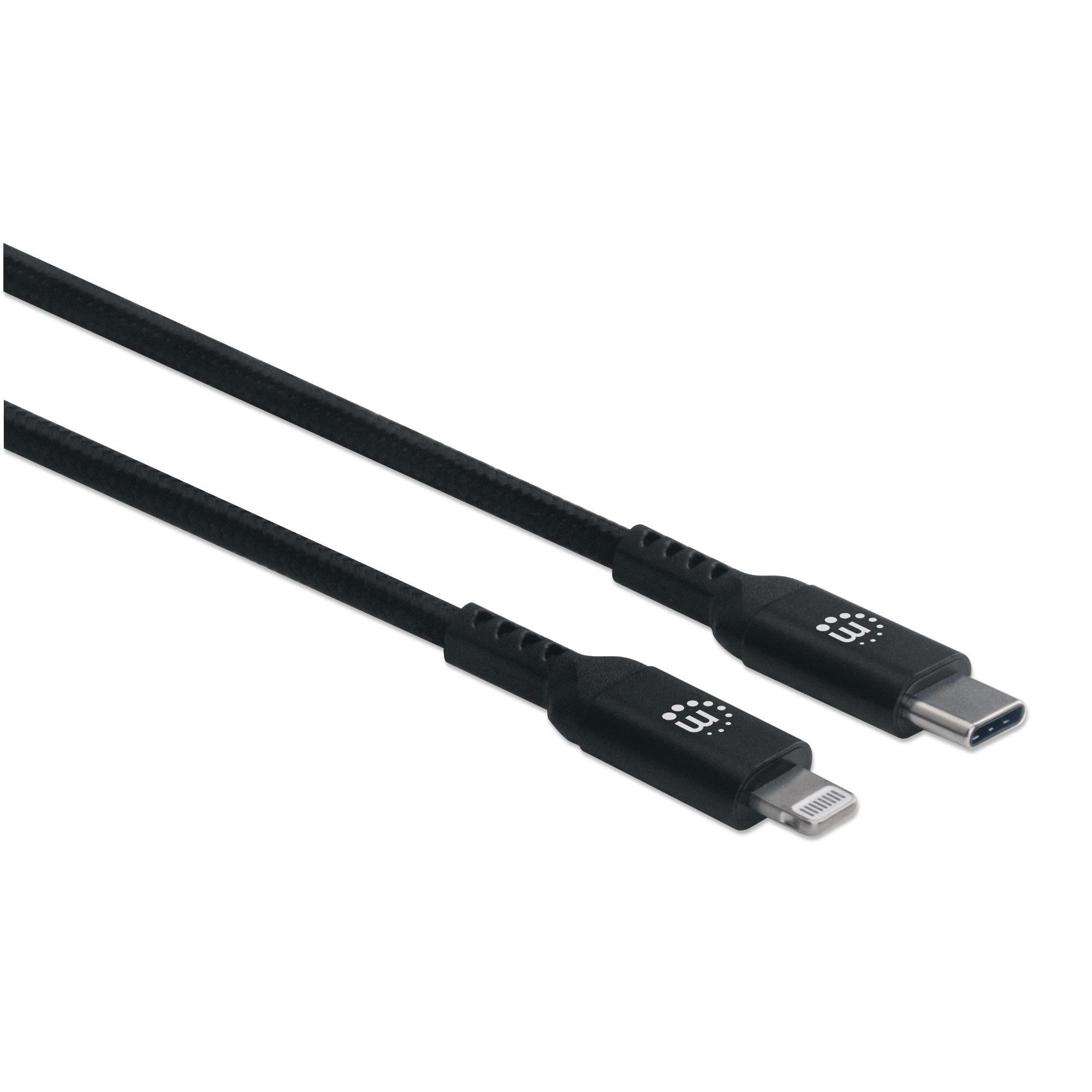 Cavo di Ricarica e Sincronizzazione USB-C™ a Lightning® 1,8m Nero