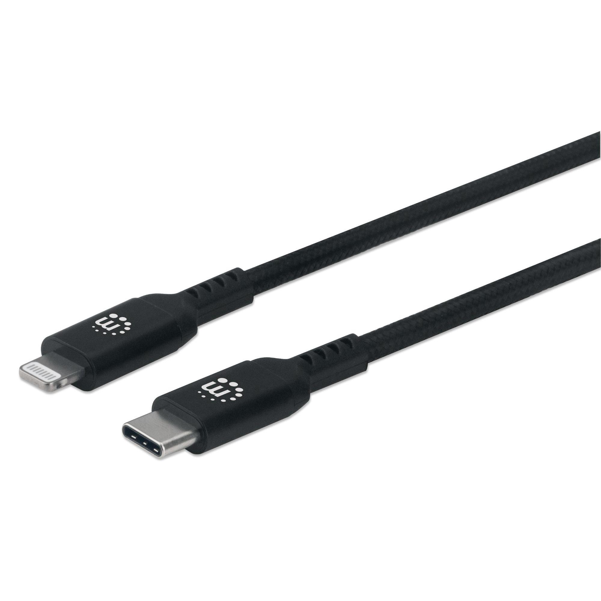 Cavo di Ricarica e Sincronizzazione USB-C™ a Lightning® 1,8m Nero