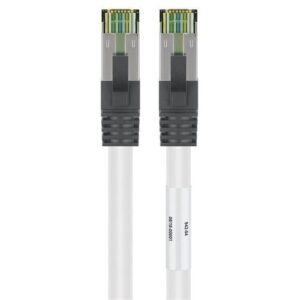 Cavo di rete Patch in rame Cat. 8.1 Bianco SFTP LSZH 2m