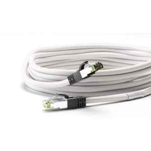 Cavo di rete Patch in rame Cat. 8.1 Bianco SFTP LSZH 2m