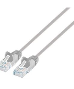 Cavo patch di rete Cat6 UTP Slim  0,5 m grigio