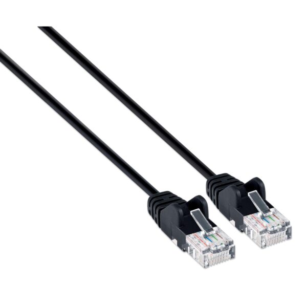 Cavo patch di rete Cat6 UTP Slim  1 m Nero